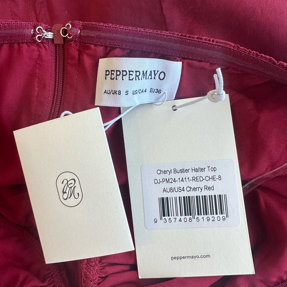 Peppermayo Red Halter Tank Top - Picture 9 of 14